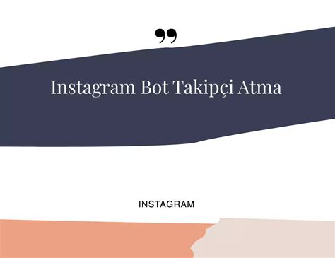 Instagram bot takipçi atma